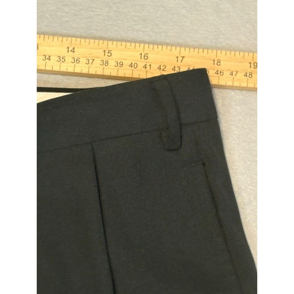 Lauren Ralph Lauren Jet Black Dress Pants Mens 38x30 Cuffed Pleated Lightweight - Picture 2 of 5